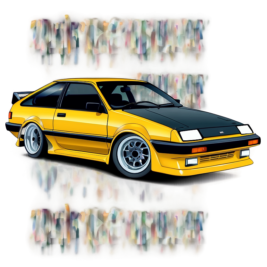 Ae86 Car Vector Png Dgf56