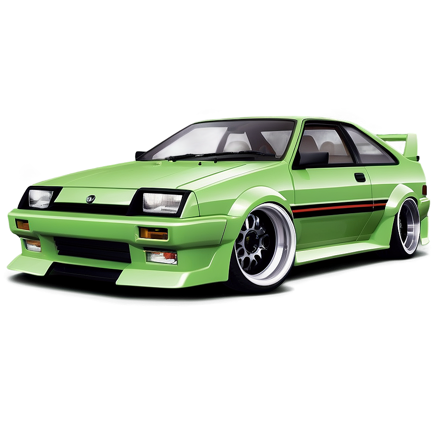 Ae86 Modified Car Png Wmc57