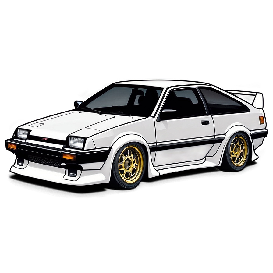 Ae86 Outline Graphic Png Bah