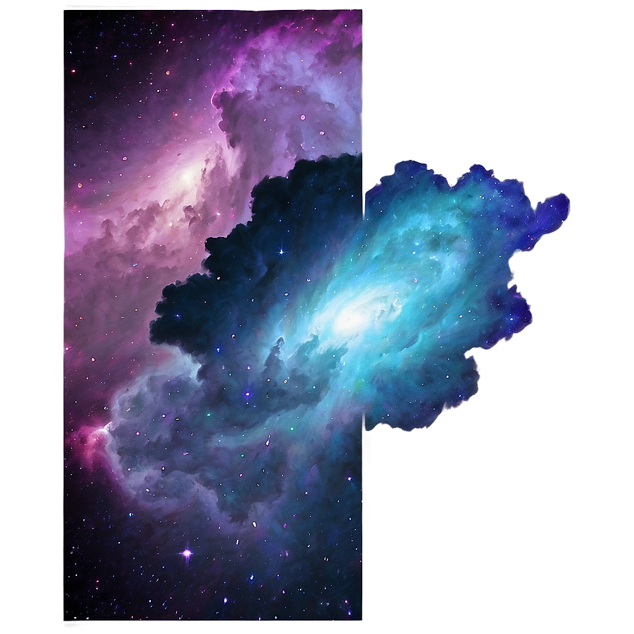 Aesthetic Cloud Galaxy Universe Png Adk