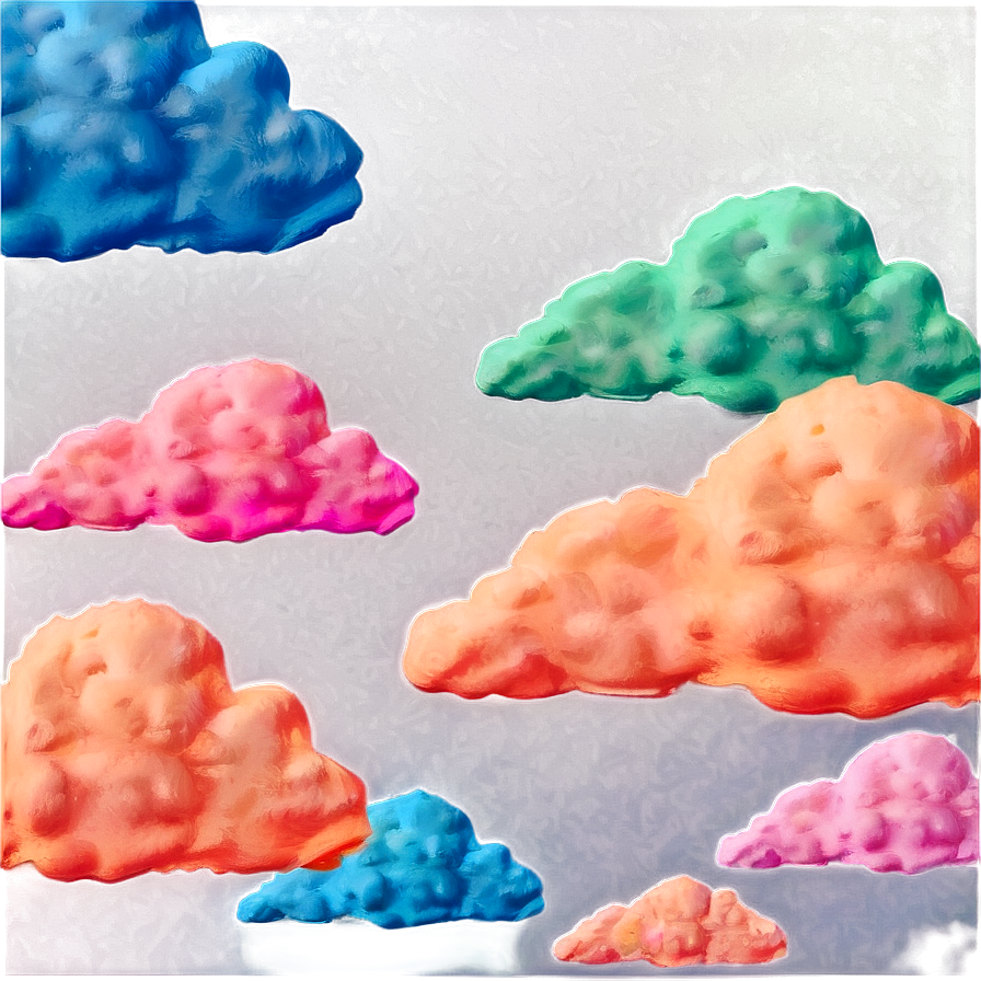 Aesthetic Cloud In Pastel Sky Png 06252024