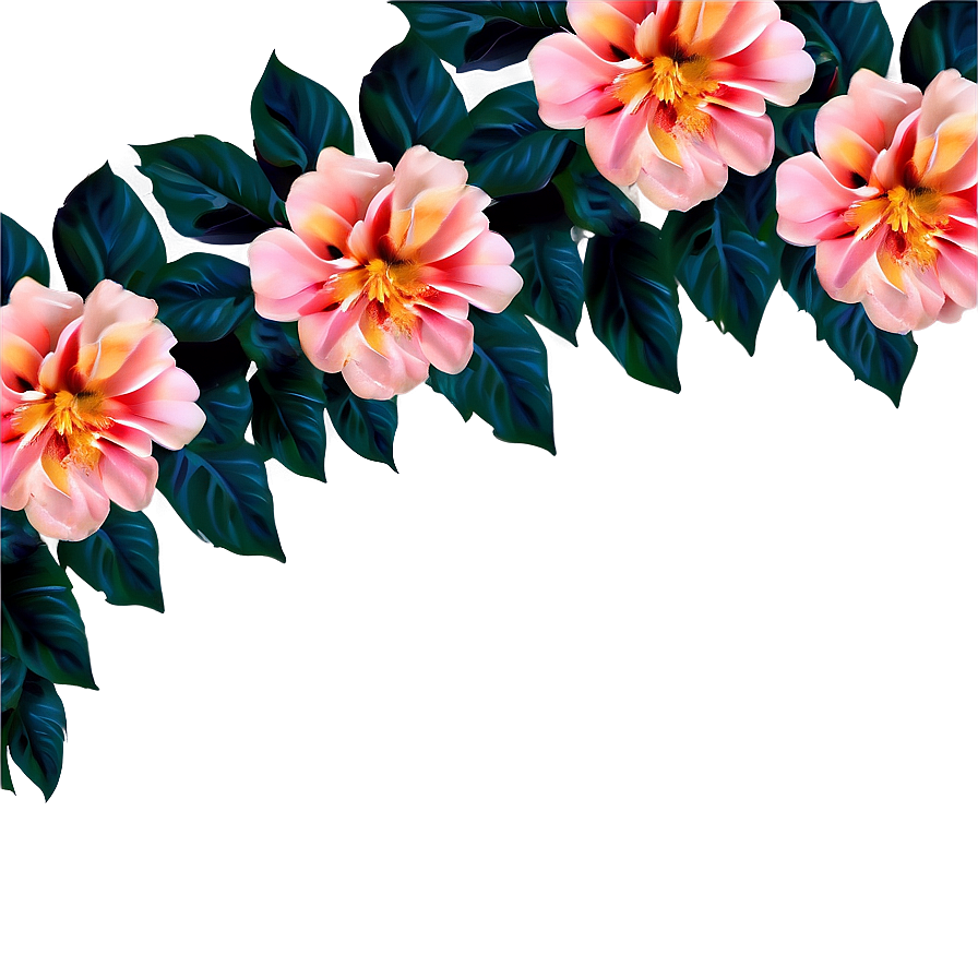 Aesthetic Flowers Background Png 20