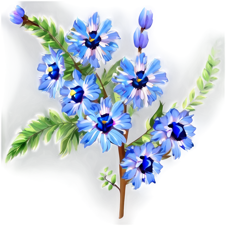 Aesthetic Flowers Background Png Smw43