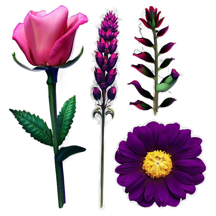 Aesthetic Flowers Bundle Png Ryo18