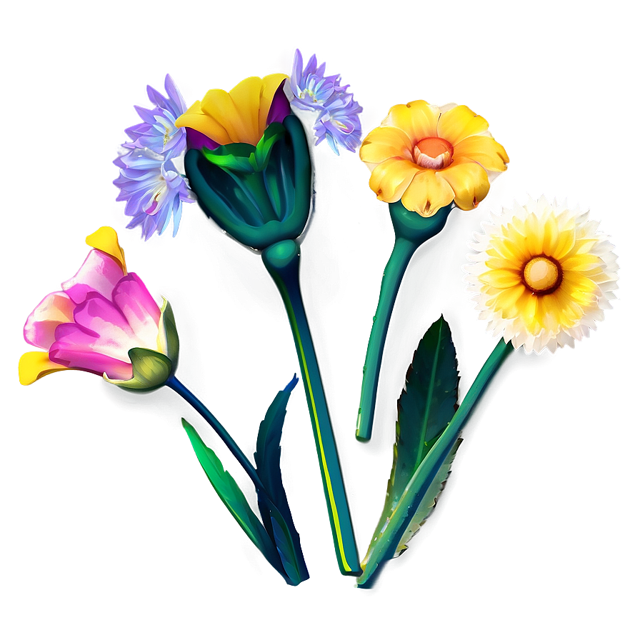 Aesthetic Flowers Icon Png 06282024