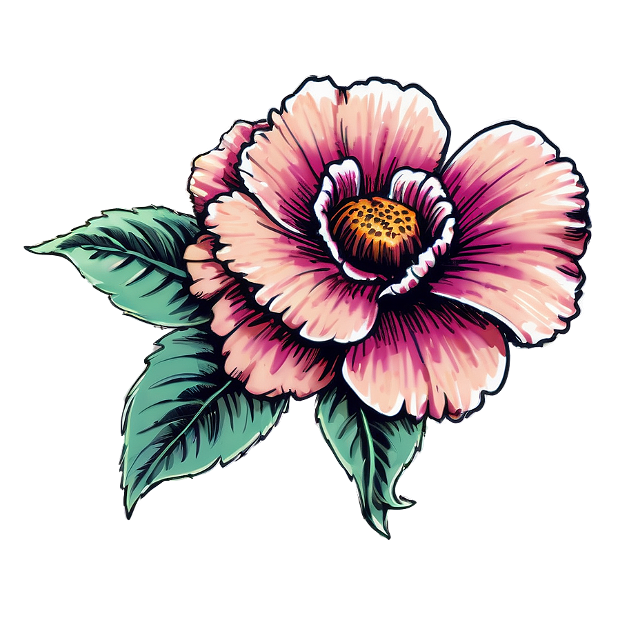 Aesthetic Flowers Sketch Png 06282024