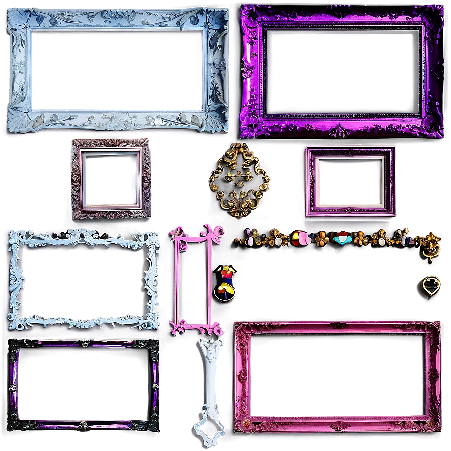 Aesthetic Frame Collection Png 06272024