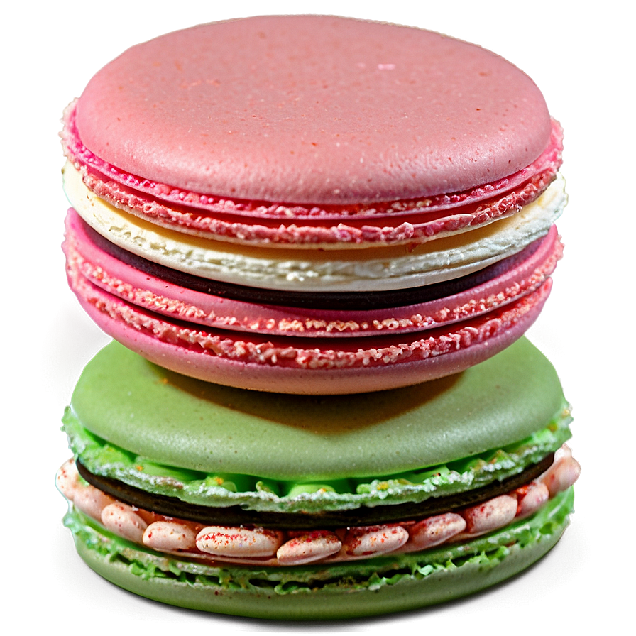 Aesthetic Macaron Tower Png 06112024