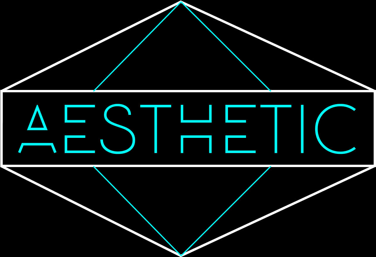 Aesthetic Neon Outline Graphic