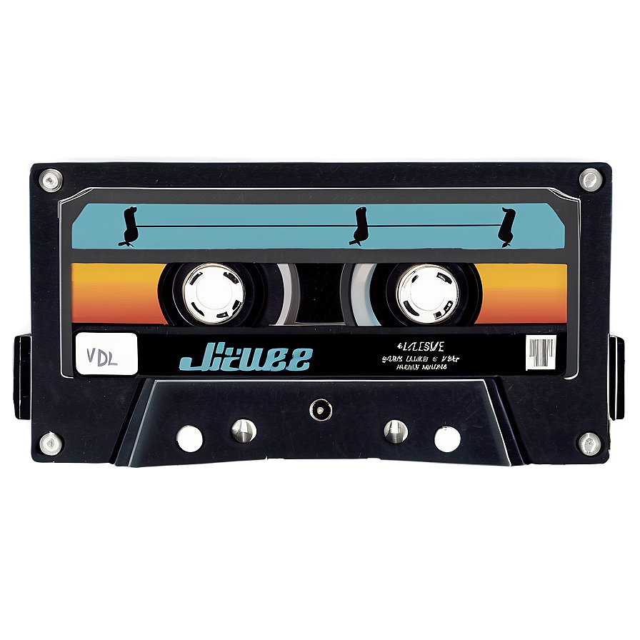 Aesthetic Retro Cassette Tape Png 06112024