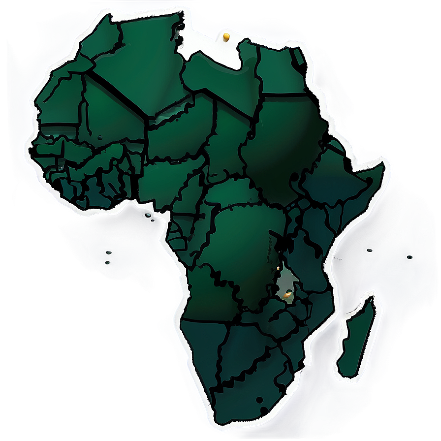 Africa Outline For Coloring Png 06262024