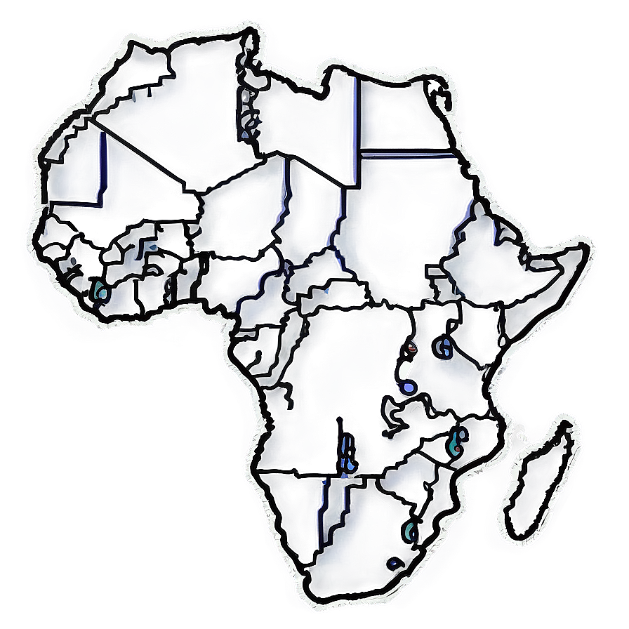 Africa Outline For Coloring Png 28