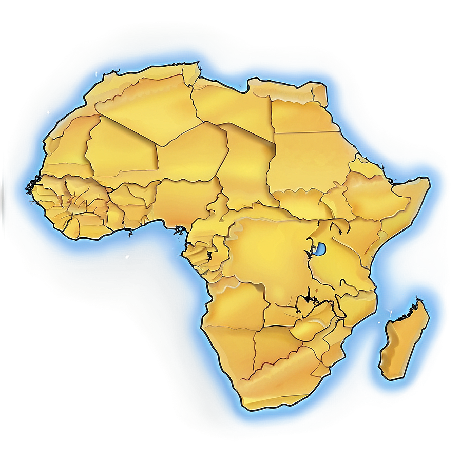 Africa Outline For Coloring Png 90