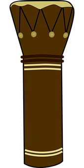 African Djembe Drum Graphic