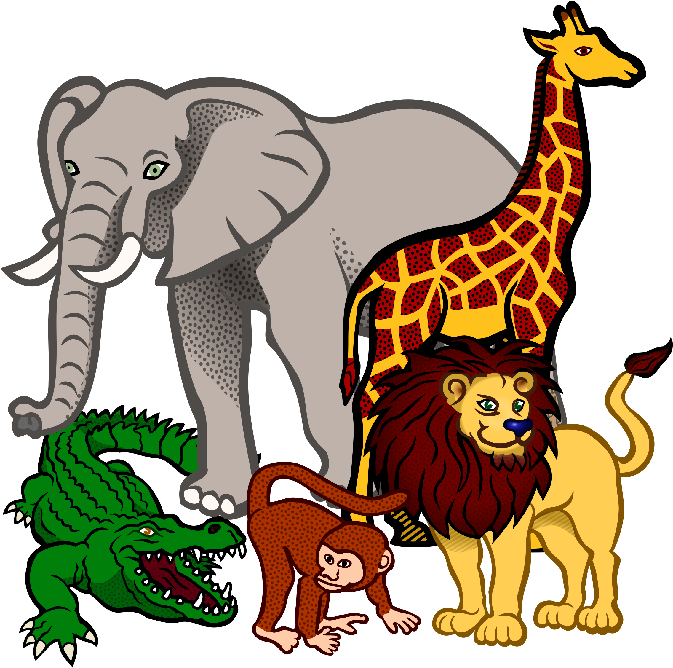 African_ Safari_ Animals_ Clipart