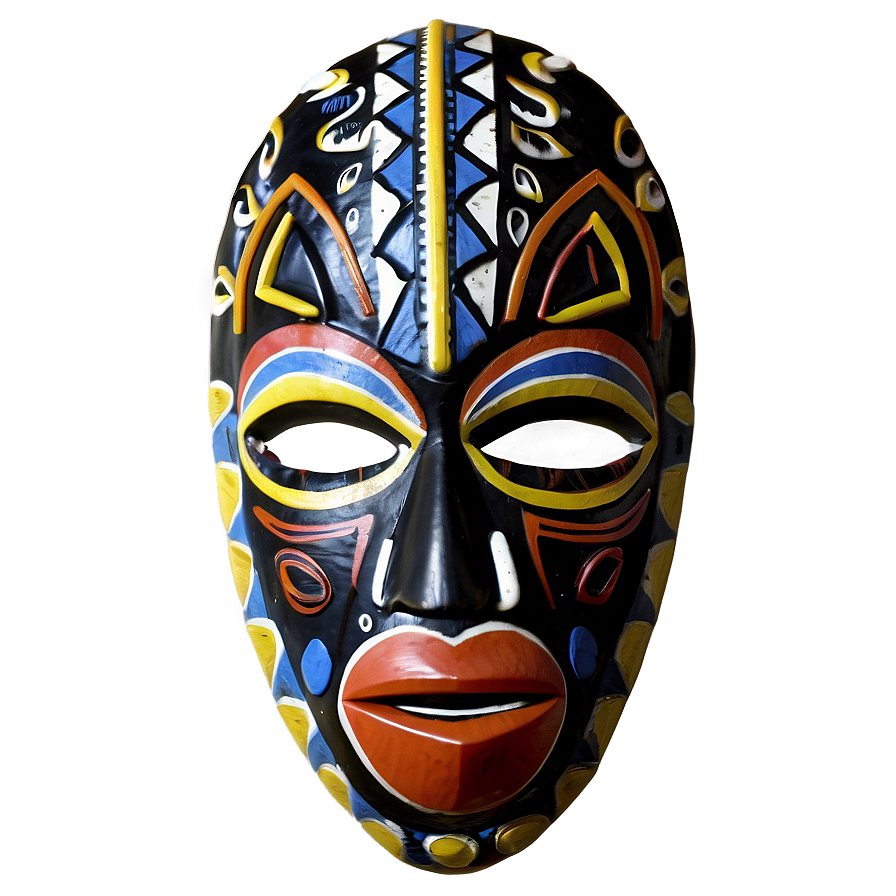 African Tribal Mask Png Tev