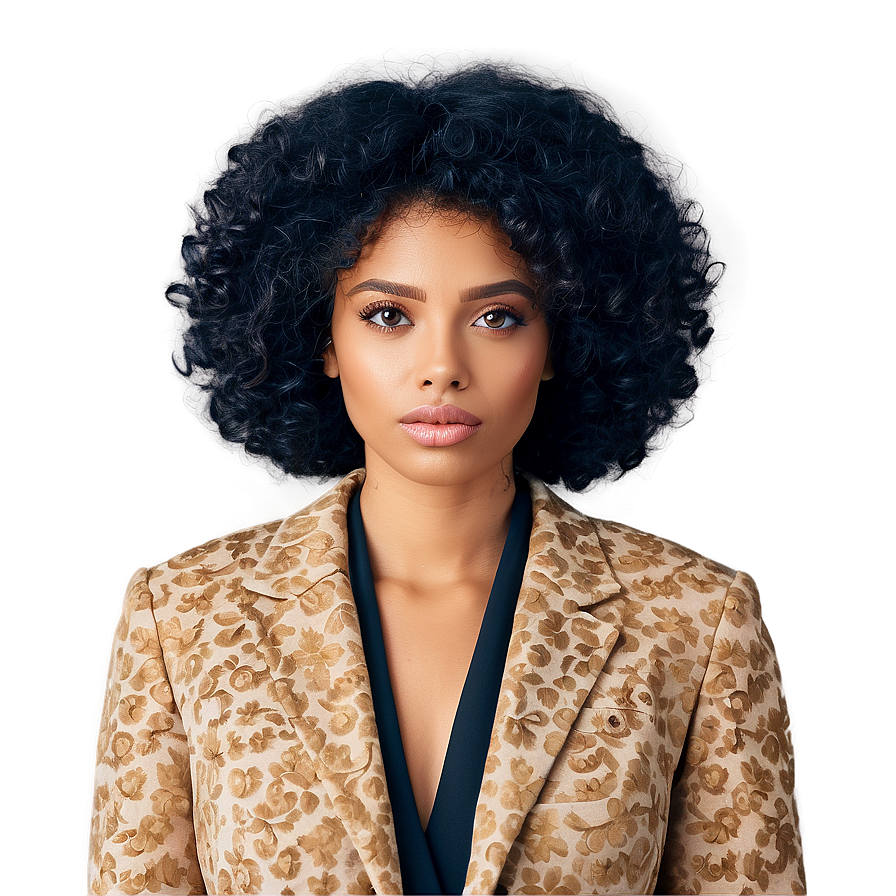 Afro Curly Hair Texture Png 05242024