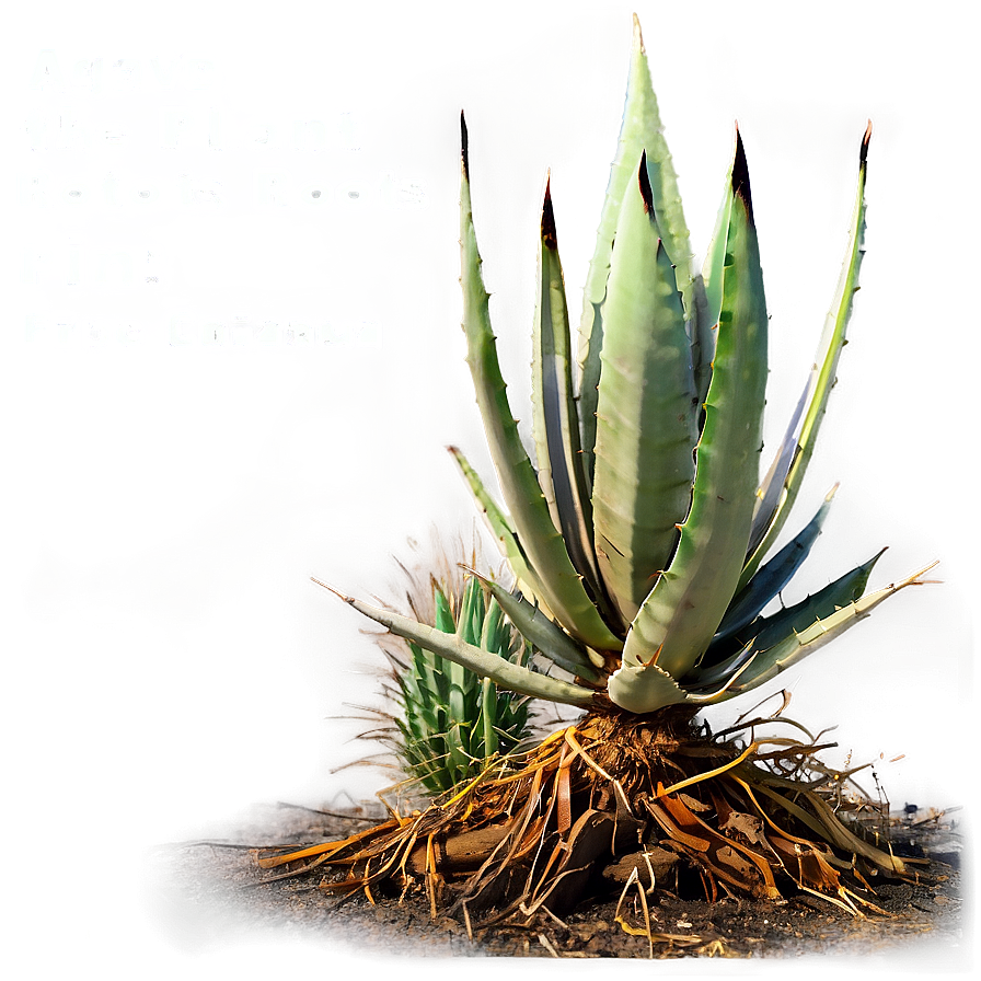 Agave Plant With Roots Png 7