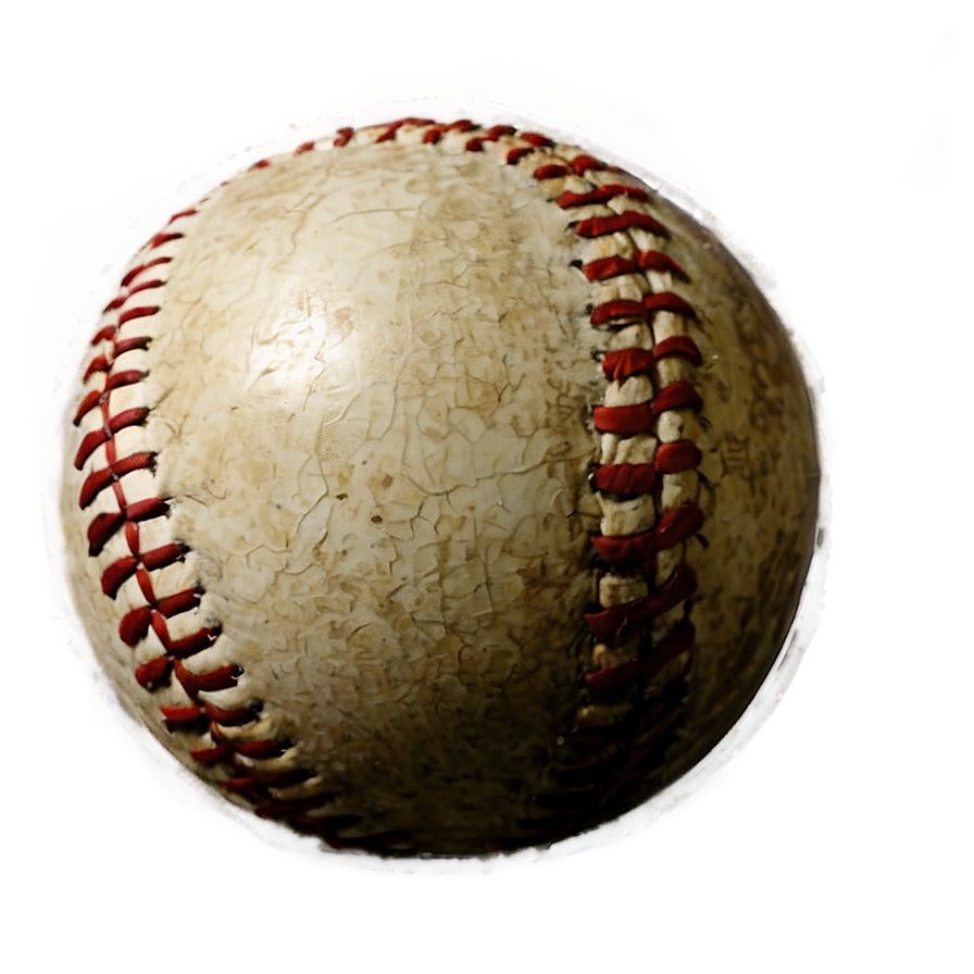 Age-worn Baseball Artwork Png Vqk45