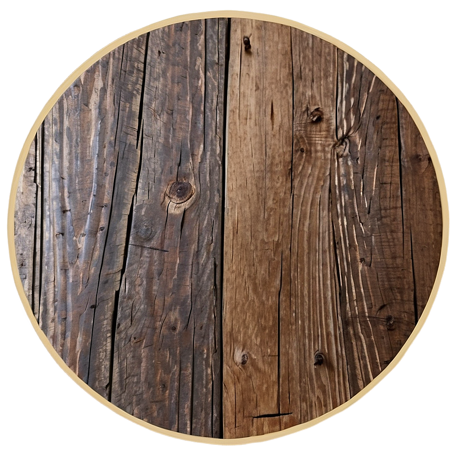 Aged Wood Circle Visual Png Axi38