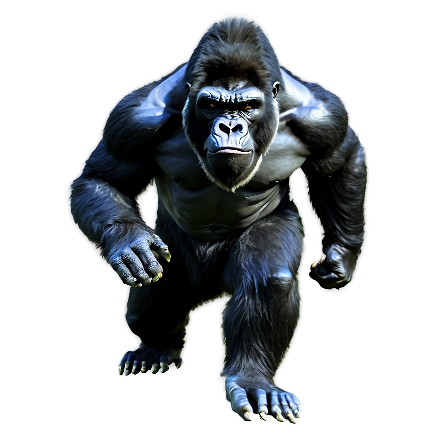 Aggressive Gorilla Mascot Png 18