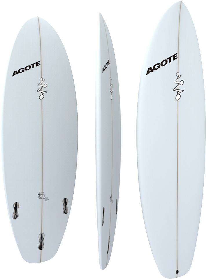 Agote Surfboards Triple View