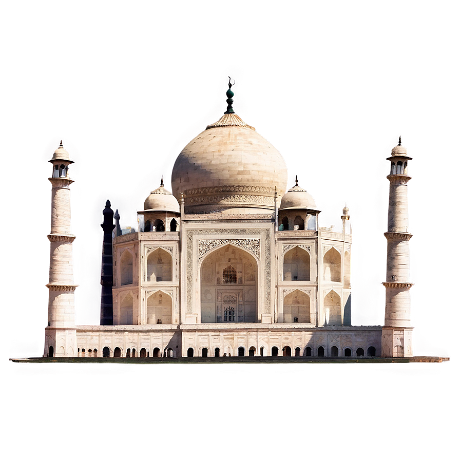 Agra's Taj Mahal Landscape Png Dwn50