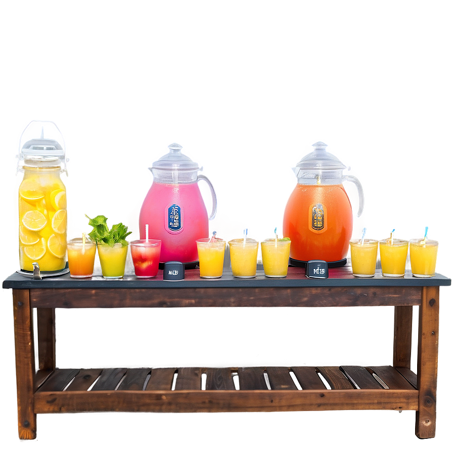 Aguas Frescas Bar Setup Png 06122024