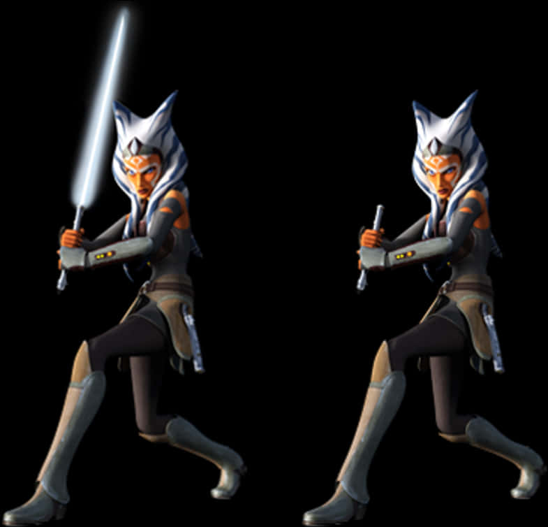 Ahsoka Tano Dual Stance Star Wars