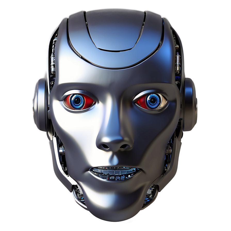 Ai Robot Head Illustration Png Uad90