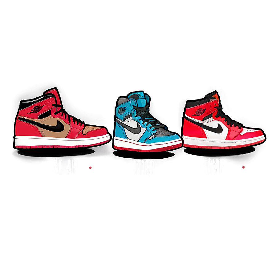 Air Jordan Retro Lineup Png Hmt66