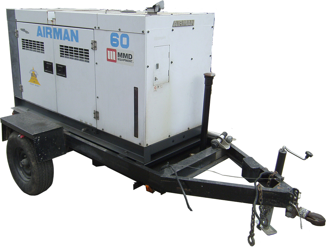 Airman60 Portable Generatoron Trailer