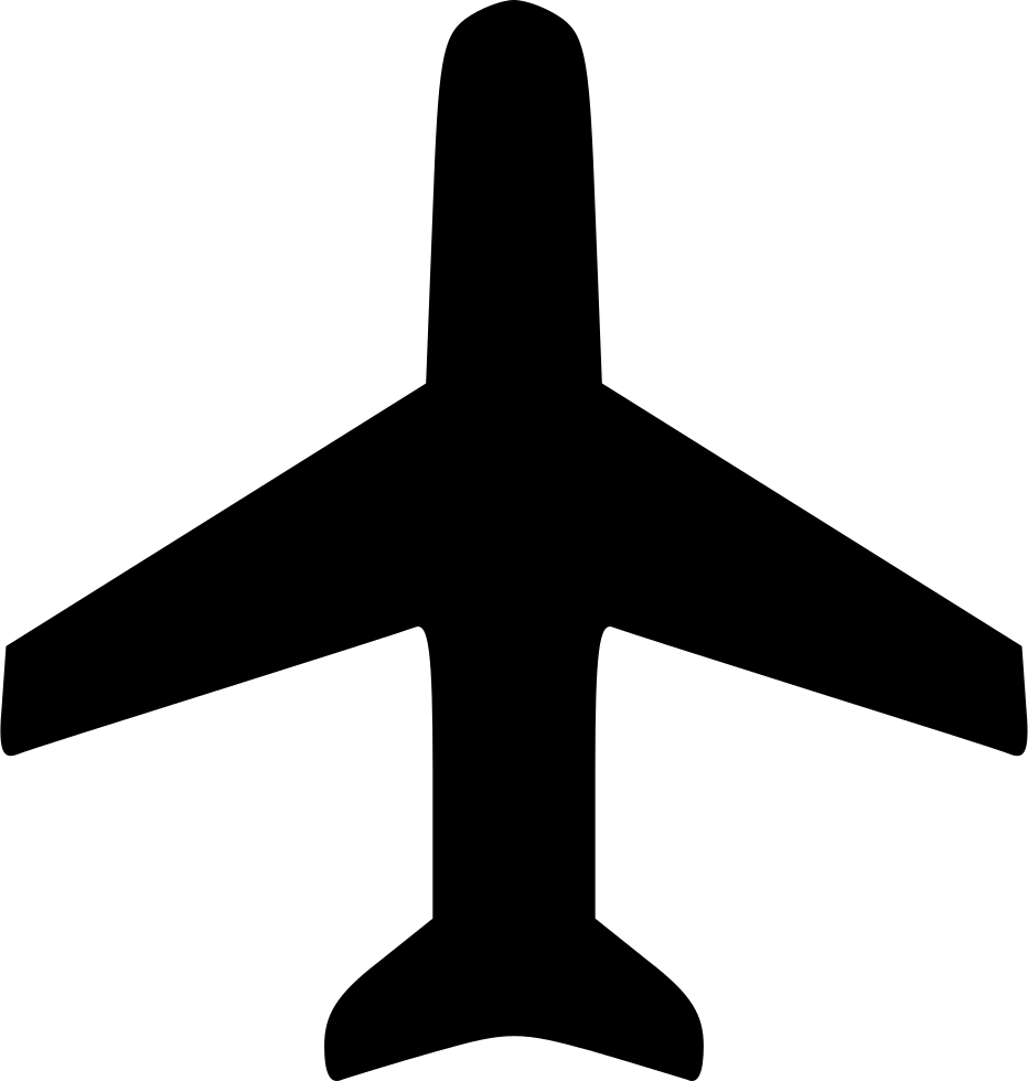 Airplane Silhouette Graphic