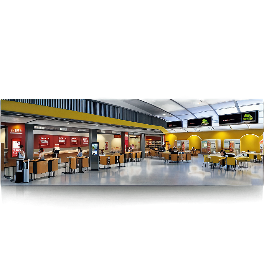 Airport Food Court Area Png Tgu80