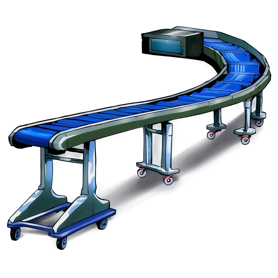 Airport Luggage Conveyor Belt Png 06212024