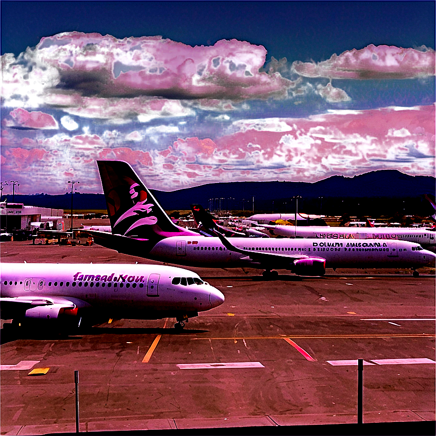 Airport Tarmac Busy Day Png 16