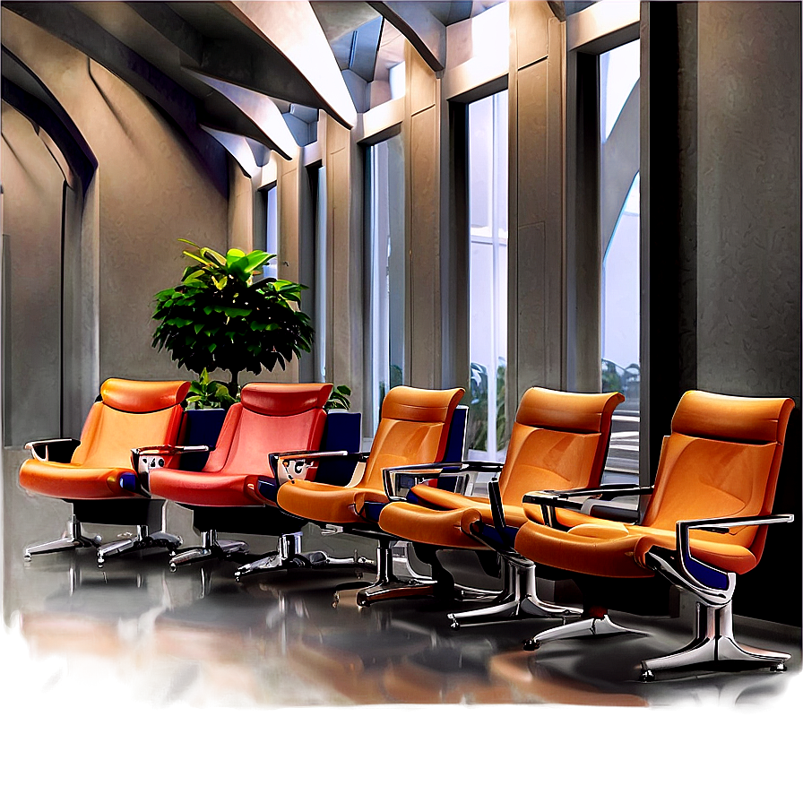 Airport Waiting Lounge Png 3