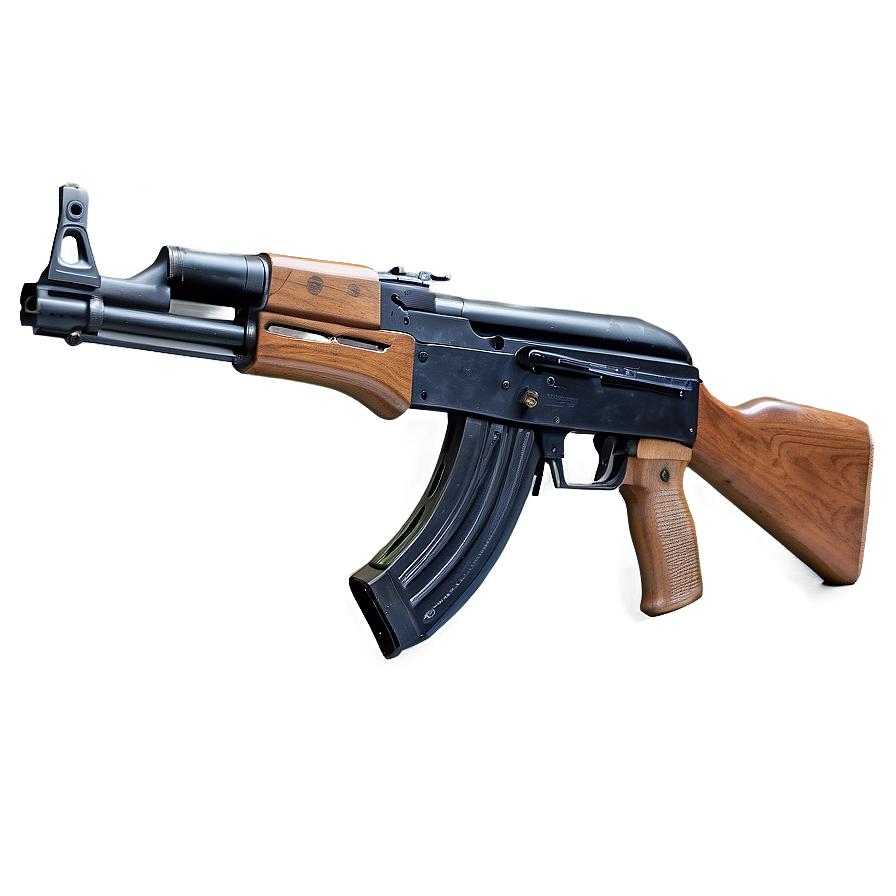 Ak 47 On White Background Png 05252024