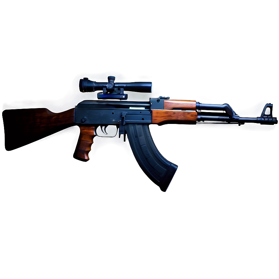 Ak 47 With Scope Png 97