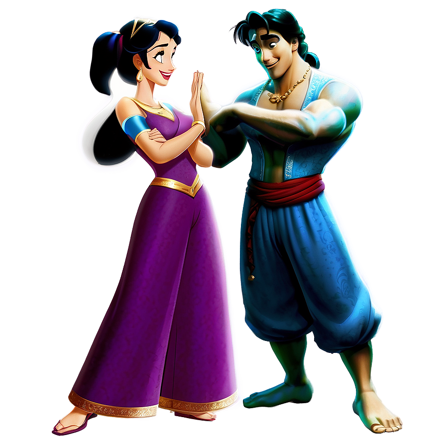 Aladdin And Jasmine Png 4