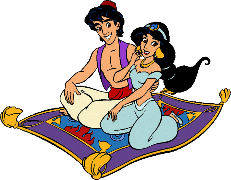 Aladdinand Jasmine Magic Carpet Ride