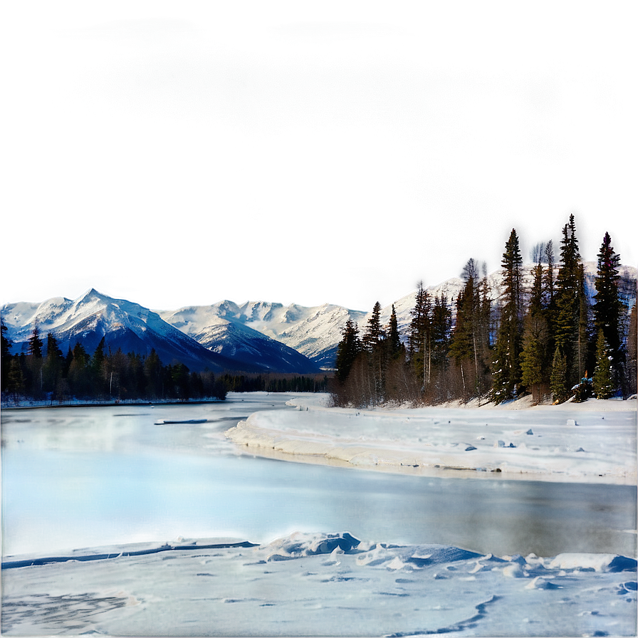 Alaska Winter Scene Png Yhg