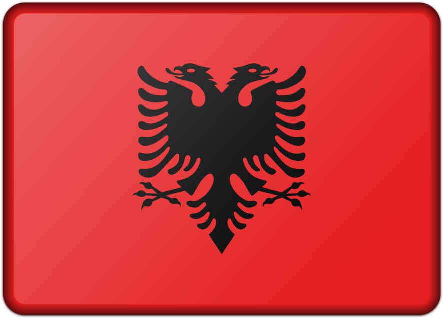 Albanian Flag Double Headed Eagle