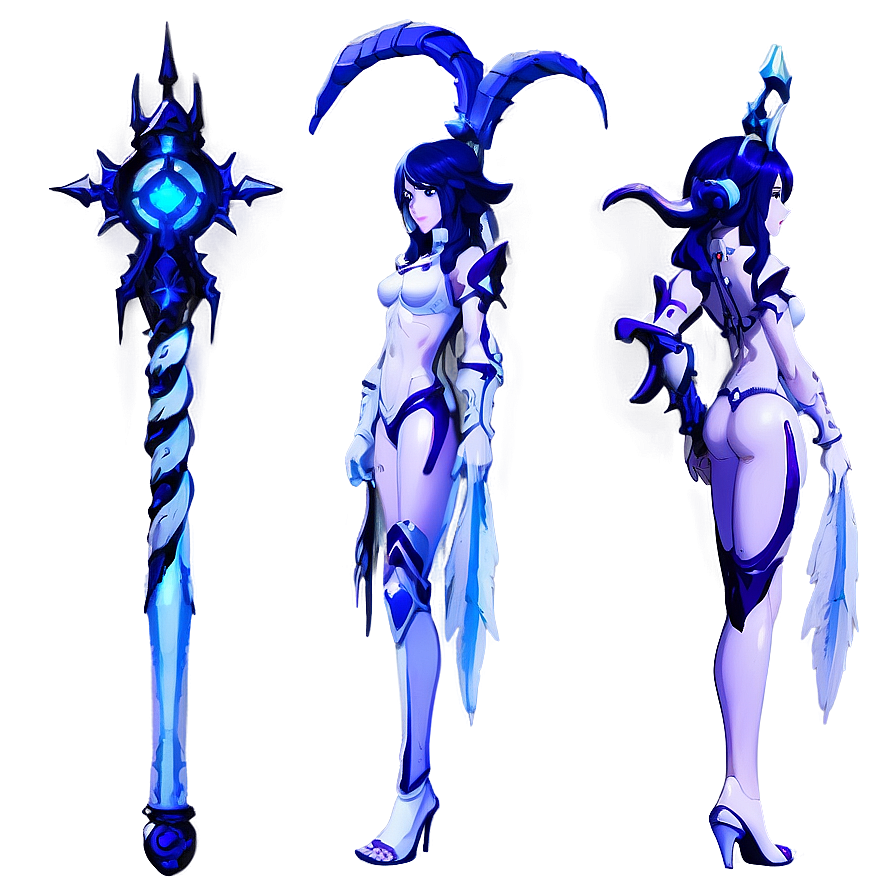 Albedo Holding Staff Png Txn88