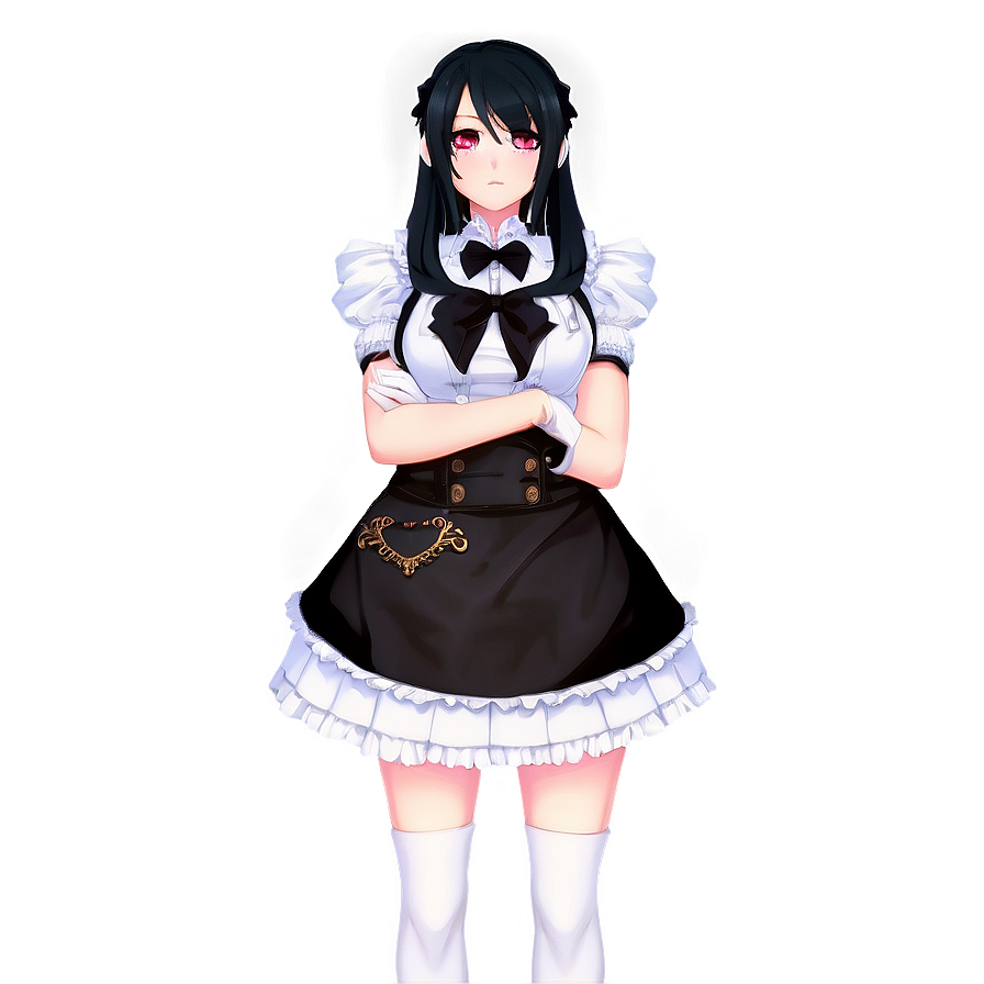 Albedo Maid Outfit Png 35