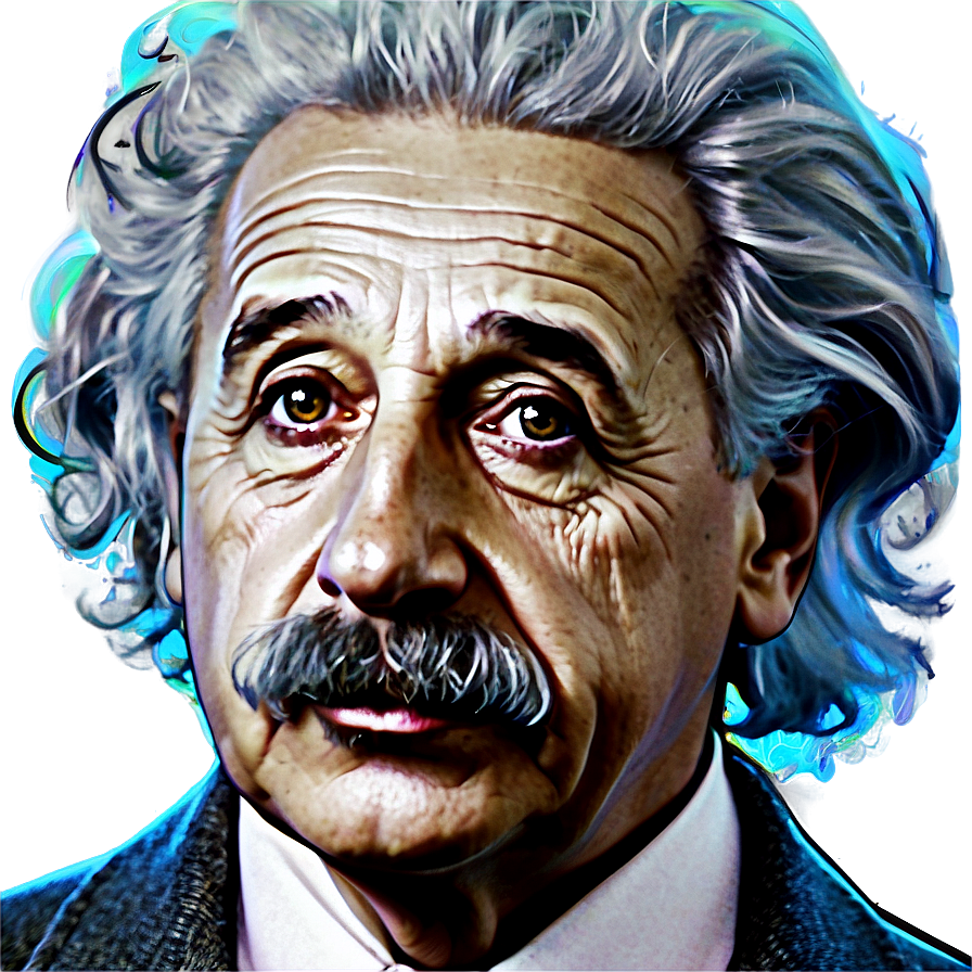 Albert Einstein Abstract Art Png 99