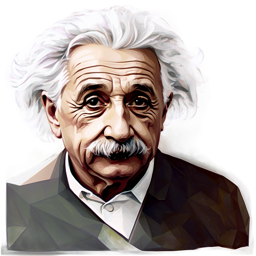 Albert Einstein Abstract Art Png Tir