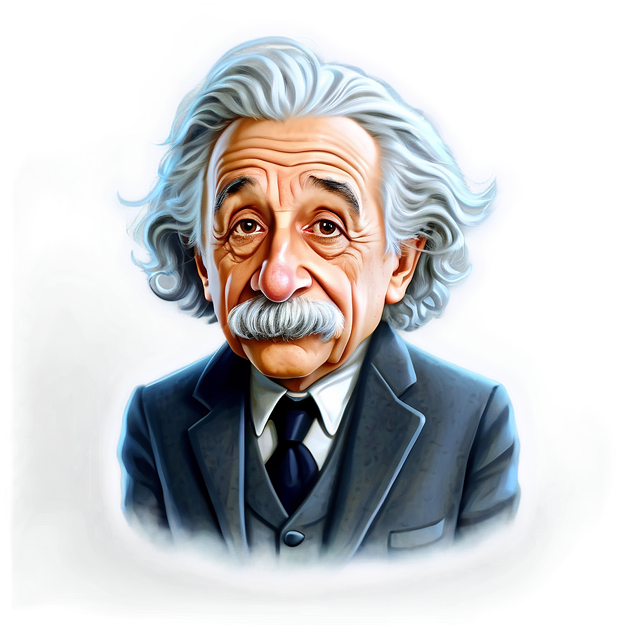 Albert Einstein Cartoon Png 16