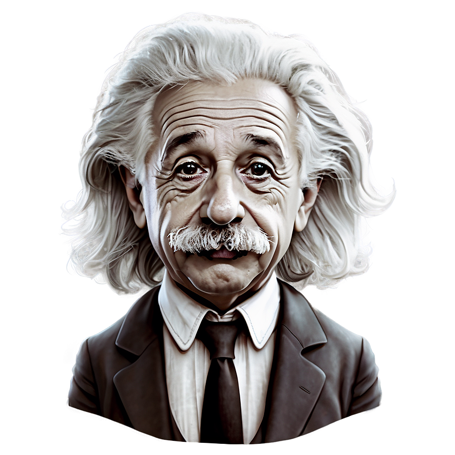 Albert Einstein Funny Caricature Png Diy