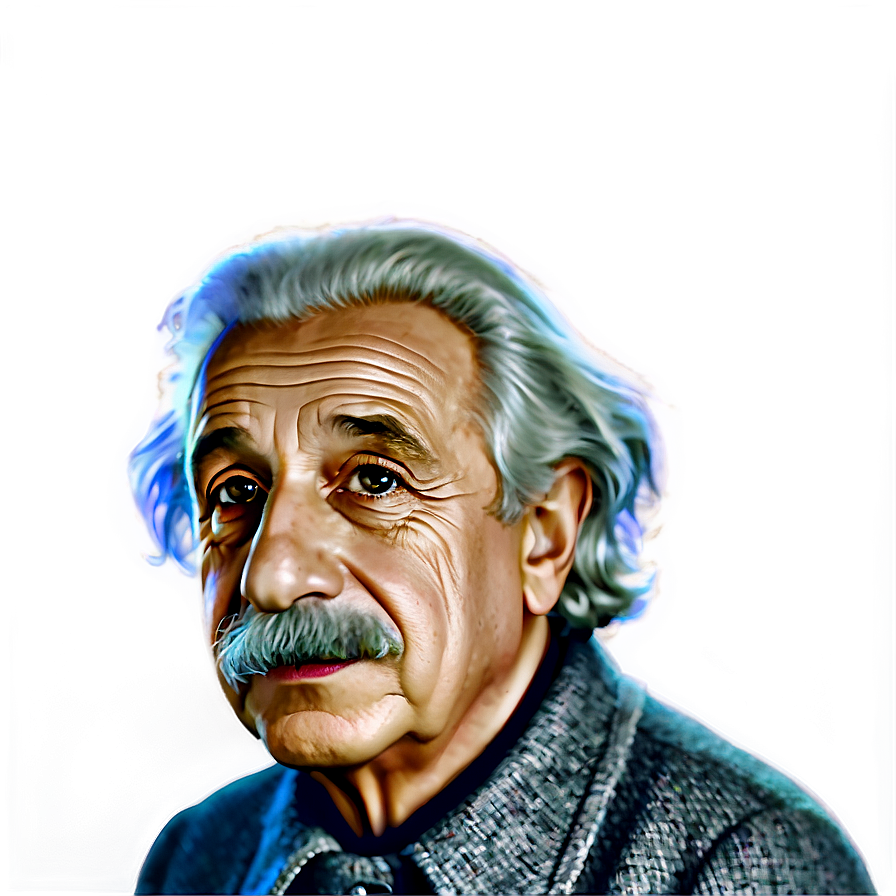 Albert Einstein In Color Png Hid16